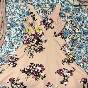 Derek Heart Floral Dress